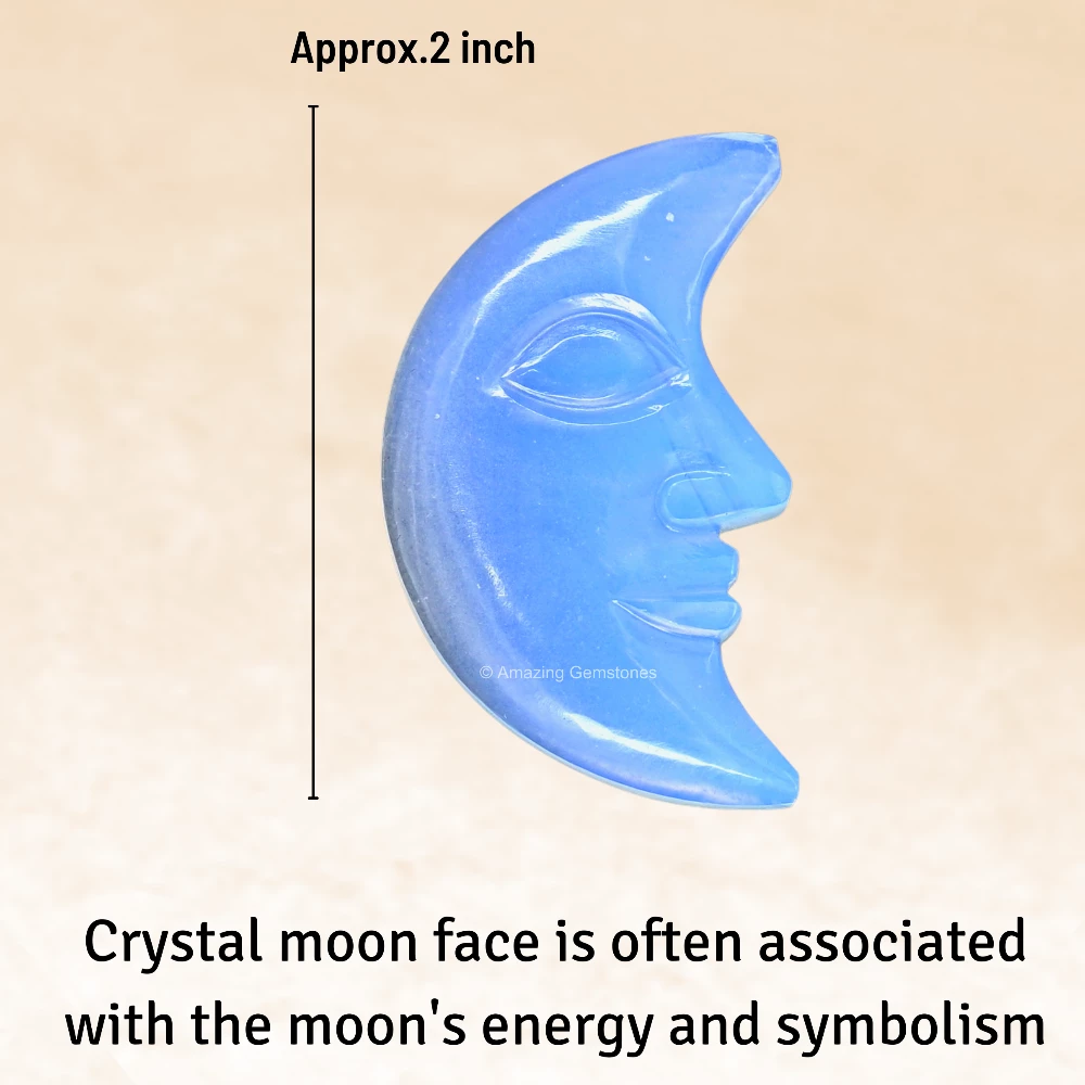 Opalite Crescent Moon