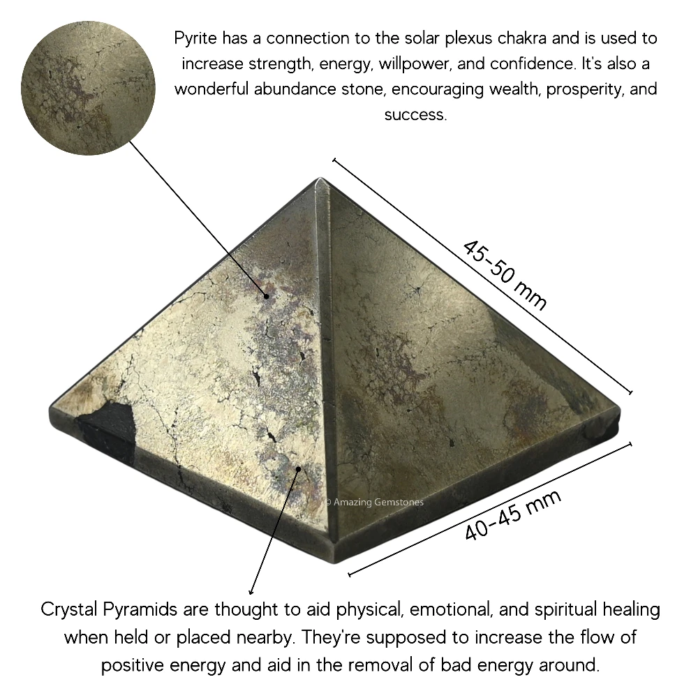 Pyrite Pyramid (2 Inch)