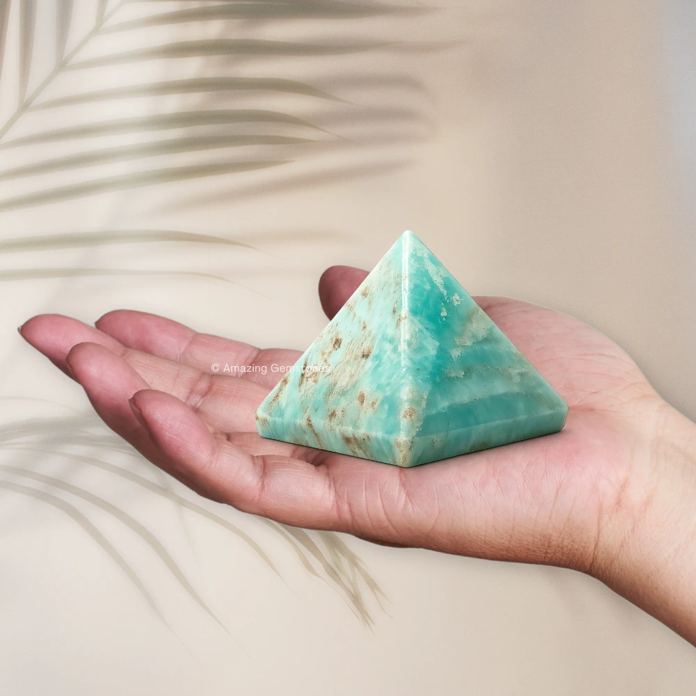 Caribbean Calcite Pyramid (2 Inch)