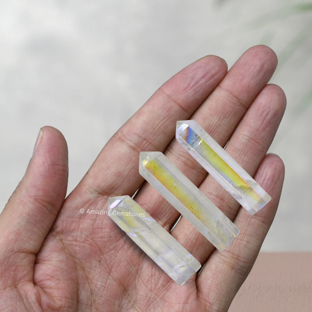 Angel Aura Quartz Pencil Points (Set of 3)