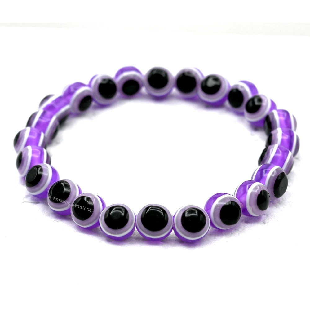 Violet Evil Eye Bracelet