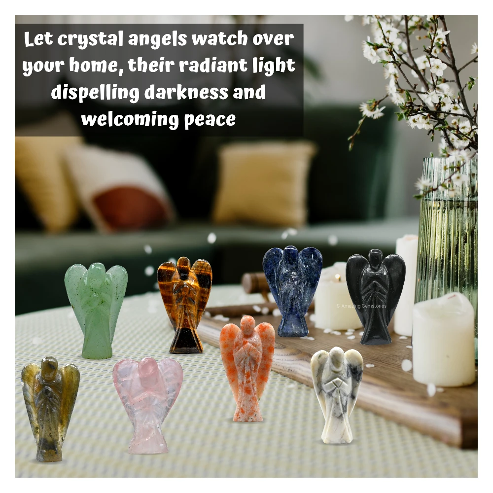 Pack of 5 Crystal Angel