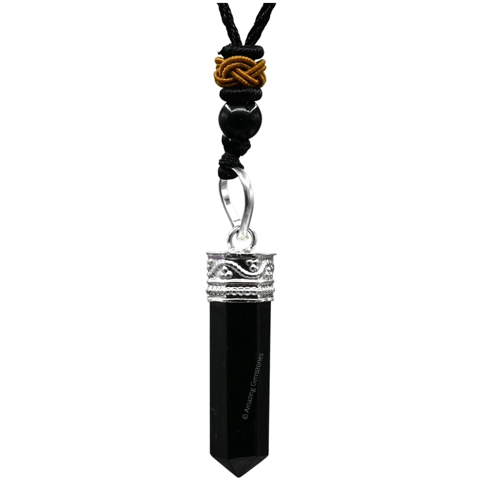 Shungite Necklace - Cap Pencil