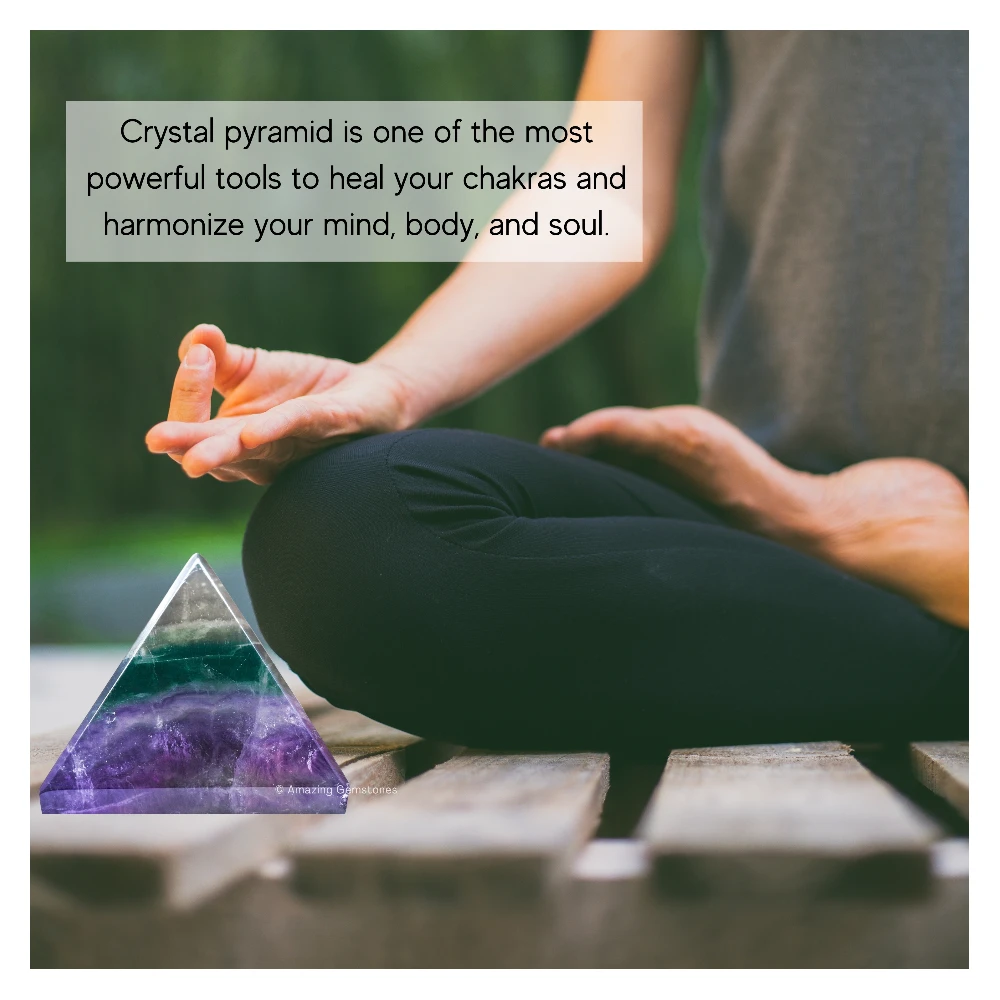 Fluorite Pyramid (2 Inch)