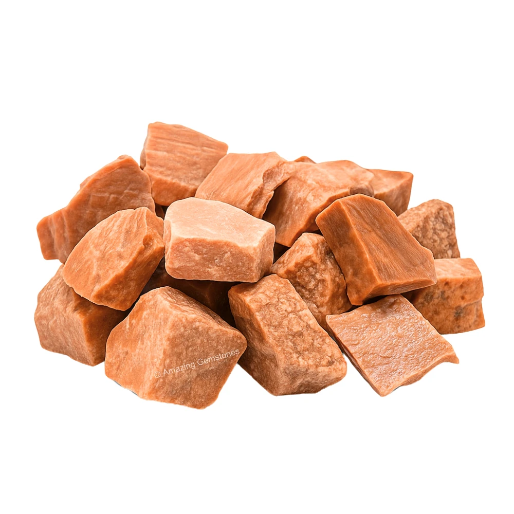 Peach Moonstone Raw Crystals (1 LB)