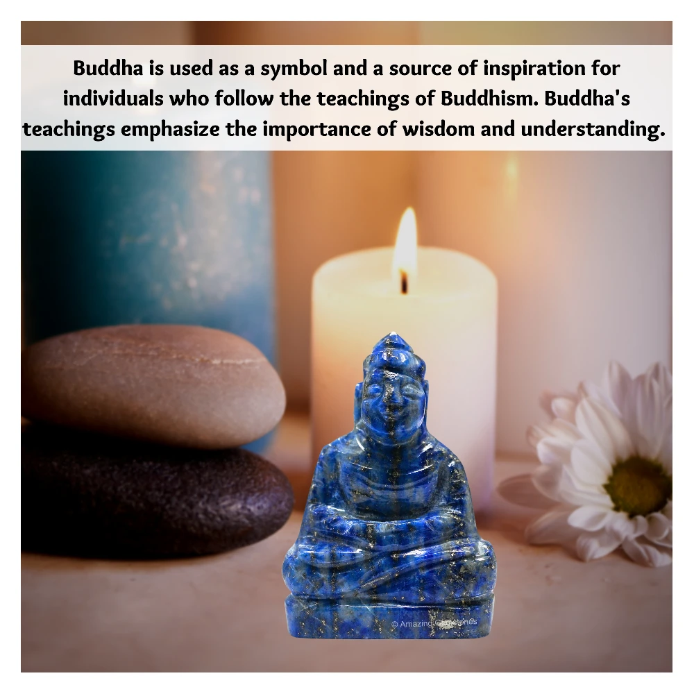 Lapis Lazuli Buddha Statue