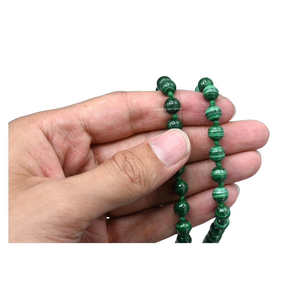 Malachite Mala (Hand Knotted)
