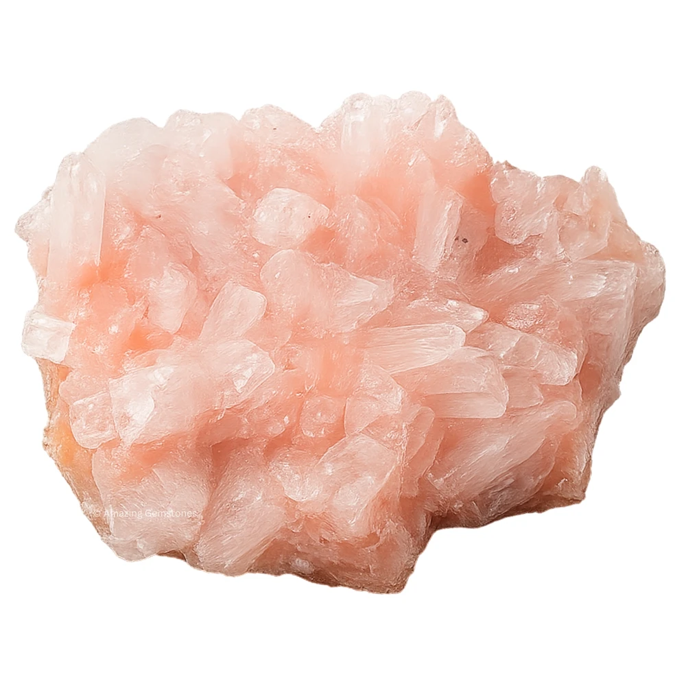 Pink Heulandite Crystal Mineral Specimen (Small)