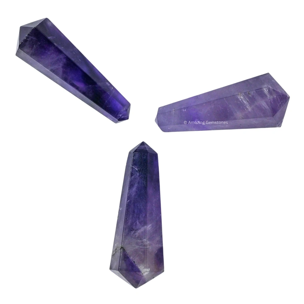 Amethyst Pencil Points (Double Terminated) (Set of 50)