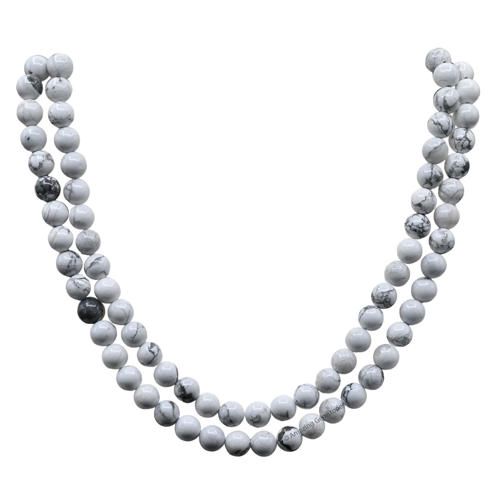 Howlite Mala (Without Knot)