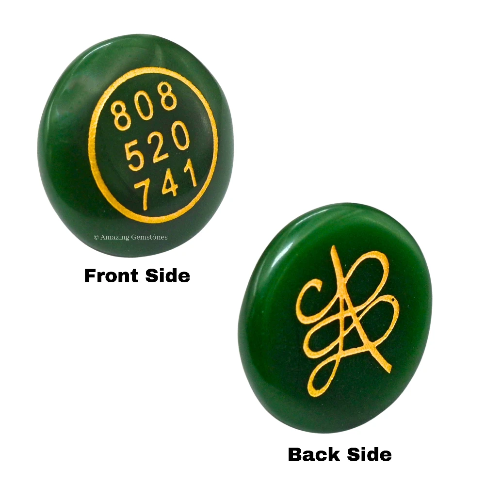 Green Aventurine Zibu Stone (Round)