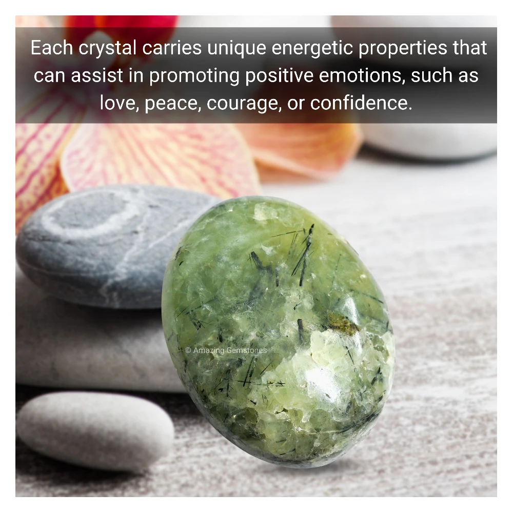 Prehnite Palm Stone