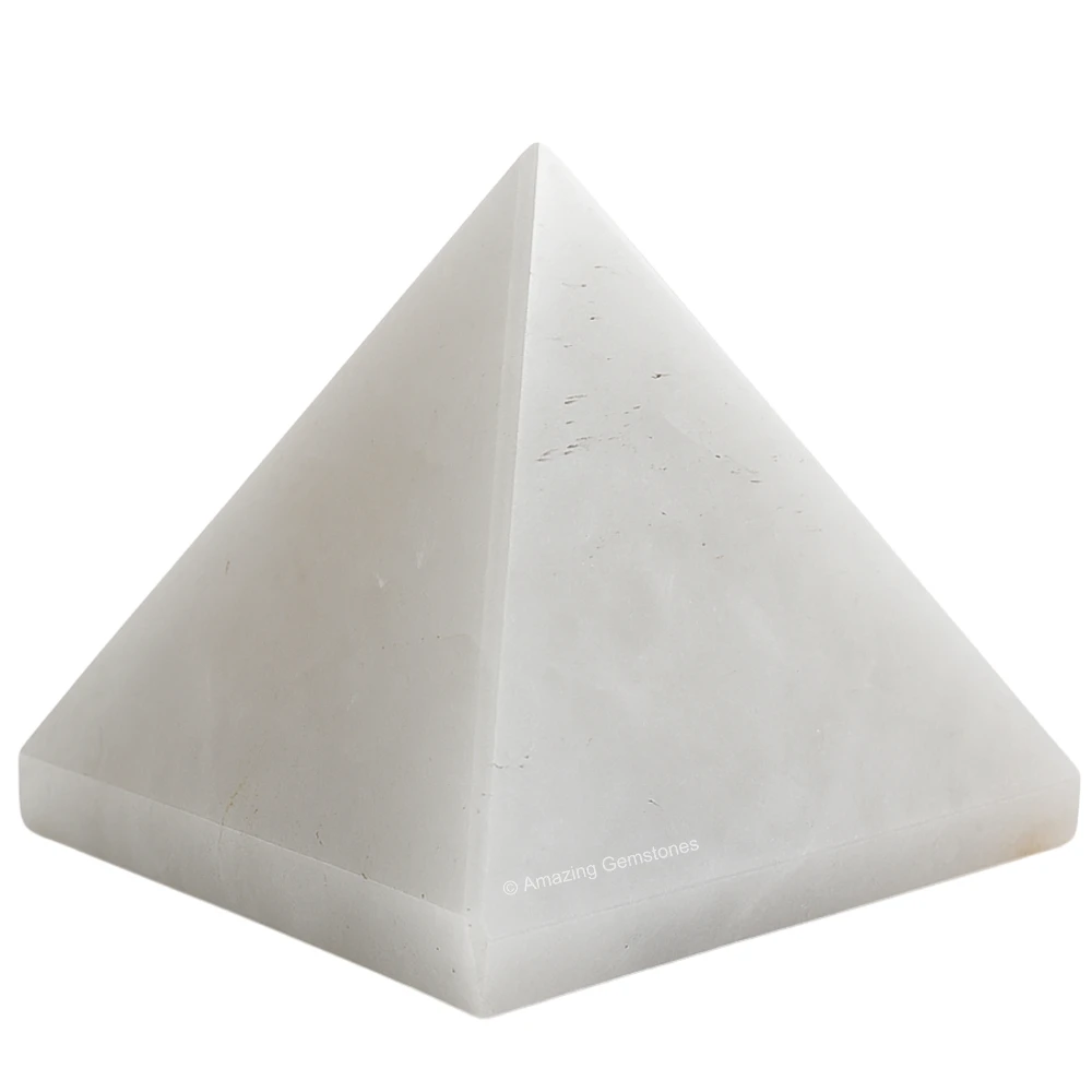 Snow White Quartz Pyramid (2 Inch)