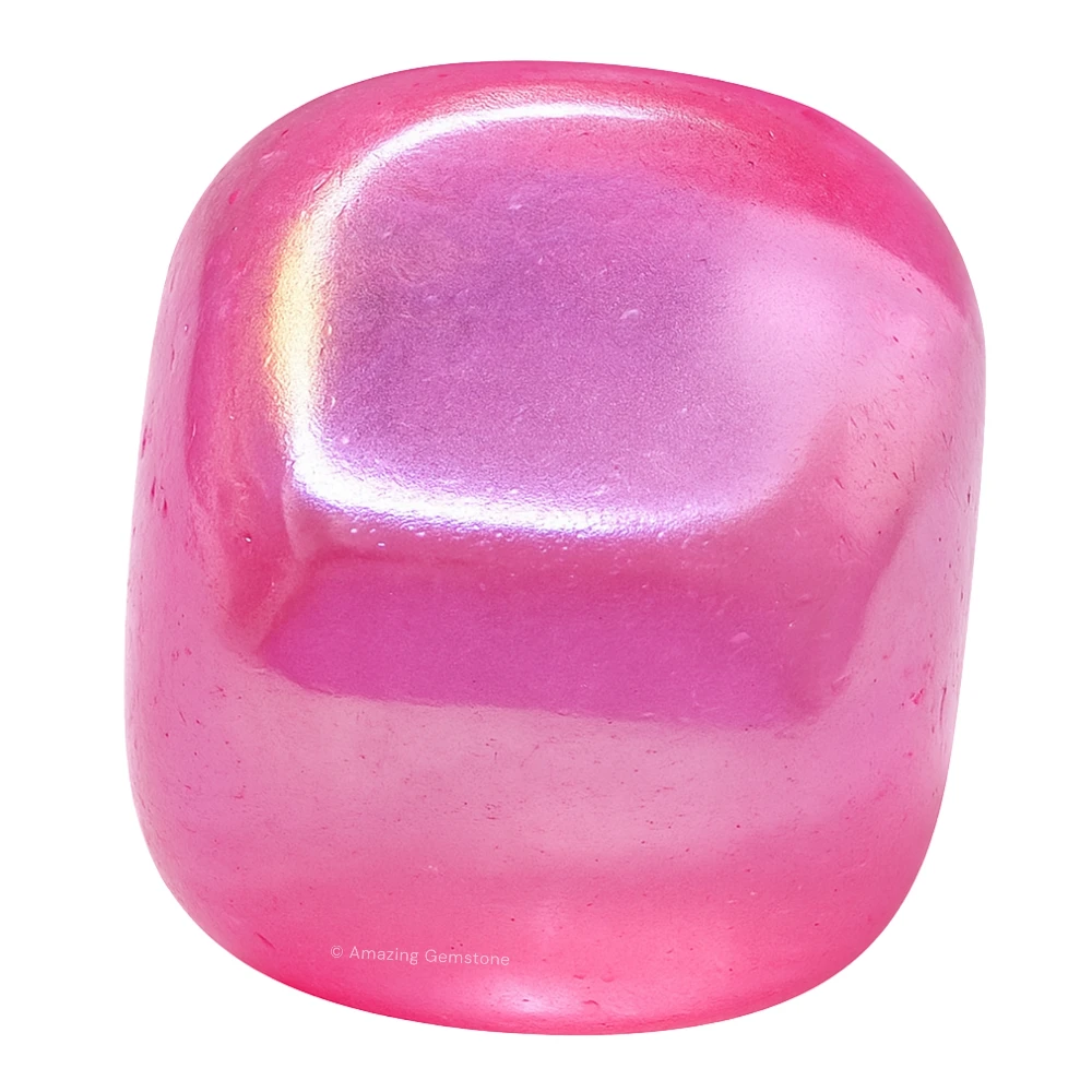 Tumbled Rose Aura Quartz Crystals (1000+ Carats)