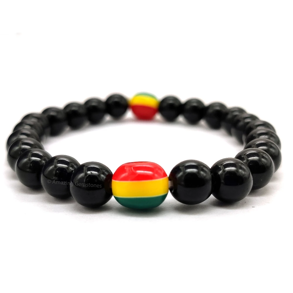 Triple Combination and Black Obsidian Bracelet