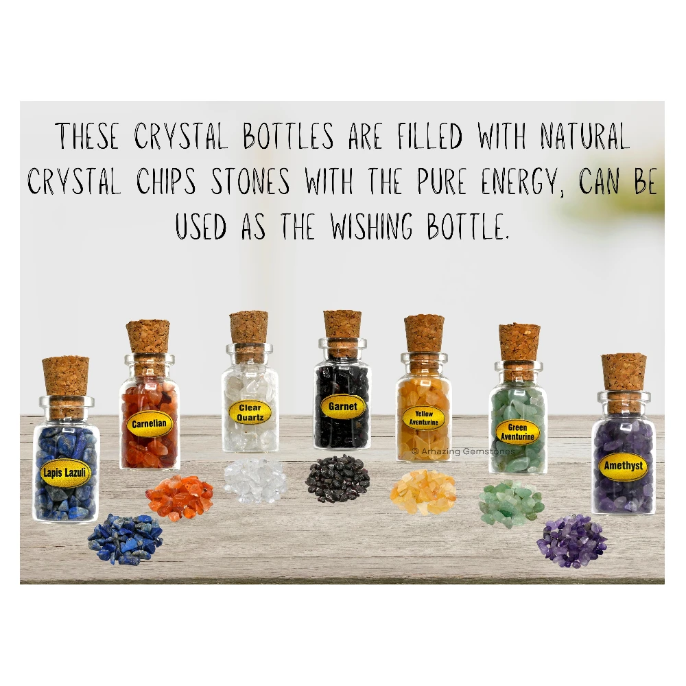 Spell Jars Kit for Witchcraft Supplies - Set of 7 (Regular)