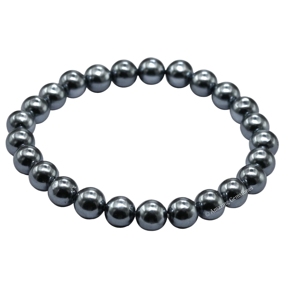 Black Pearl Bracelet (Strechable)