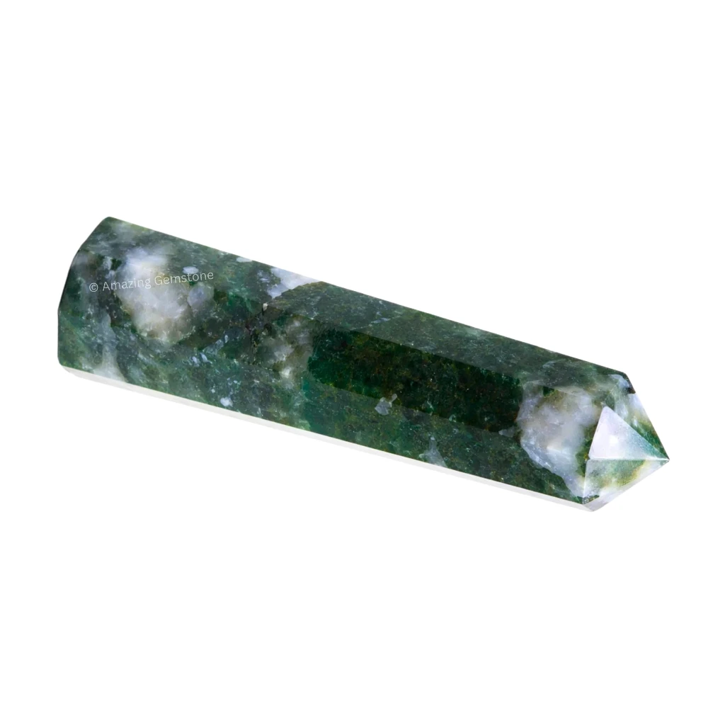 Moss Agate Tower (3" to 4" inch)