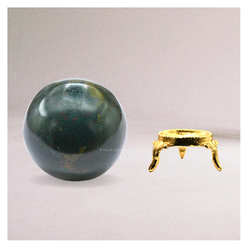 Bloodstone Sphere (1.5 Inch)