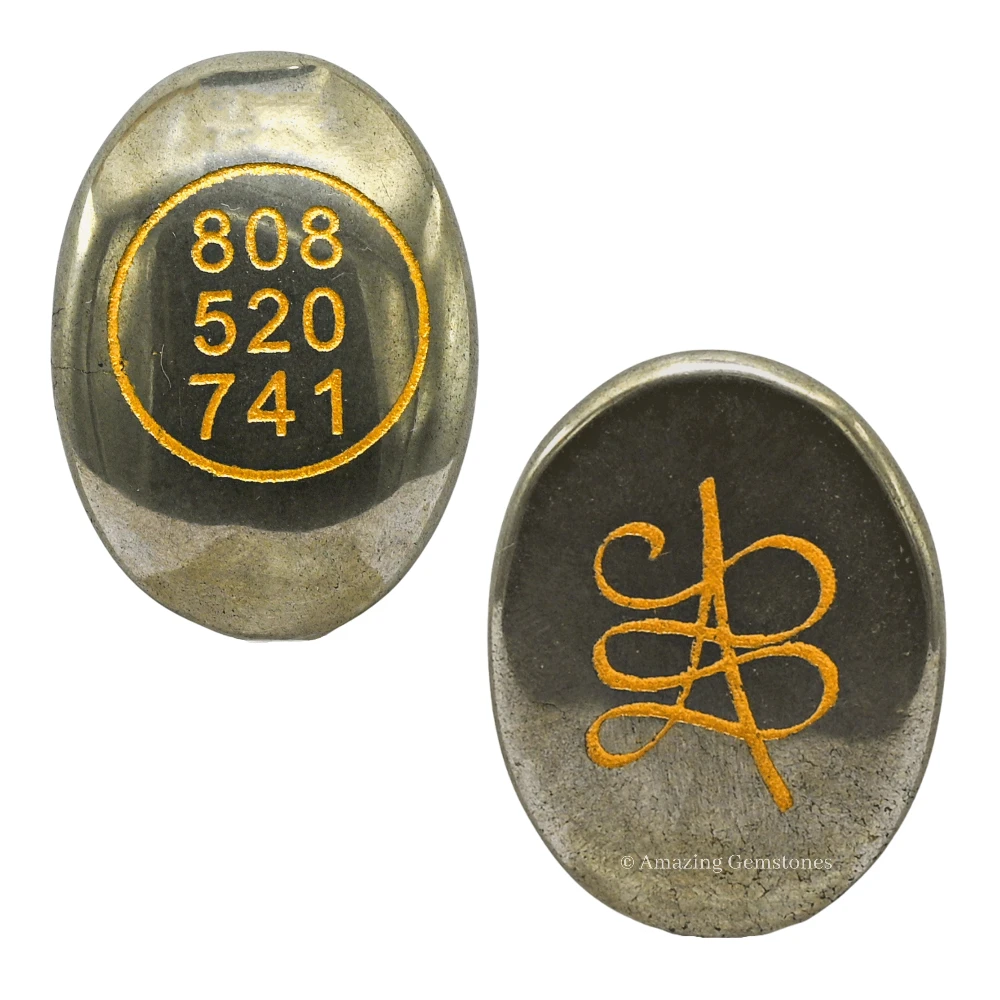Pyrite Zibu Stone (Oval)