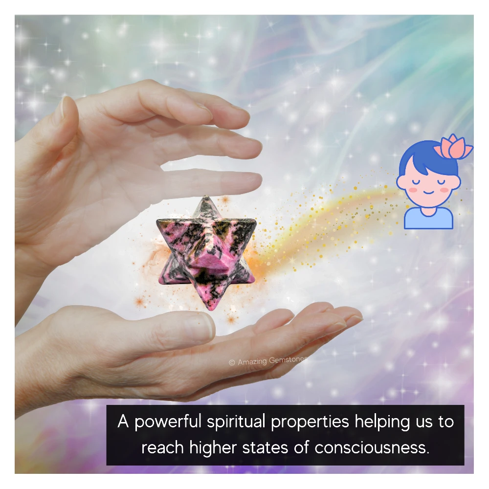 Rhodonite Merkaba (15-20mm)