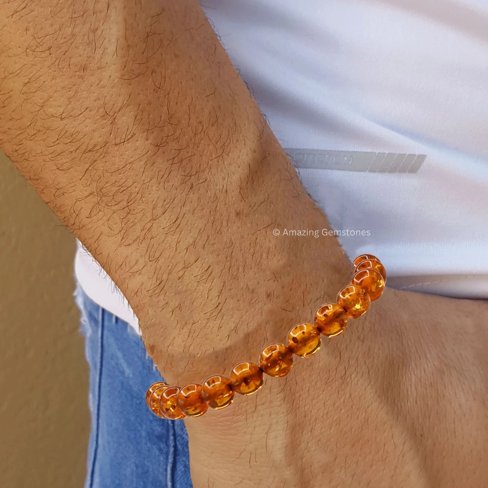 Amber Bracelet (Adjustable)
