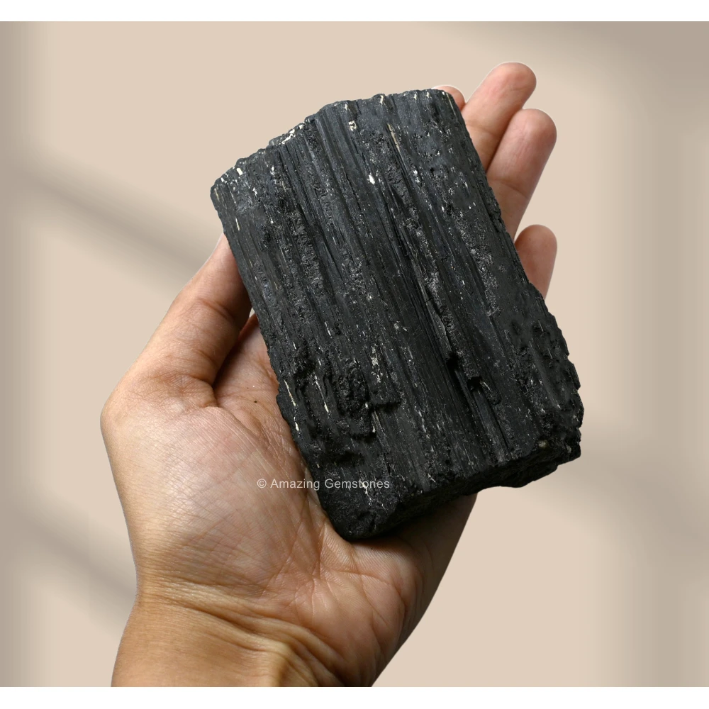 Black Tourmaline Rough Raw Crystal (500-750 Grams)