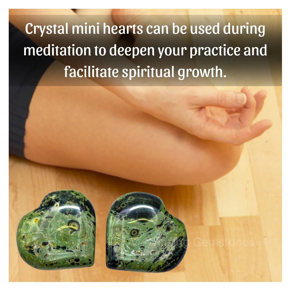 Kambaba Jasper Heart (Pack of 2)