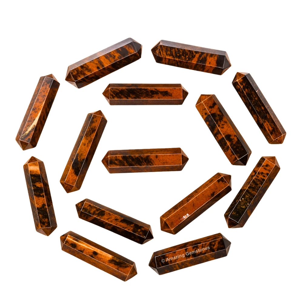 Mahogany Obsidian Pencil Points (Double Terminated)