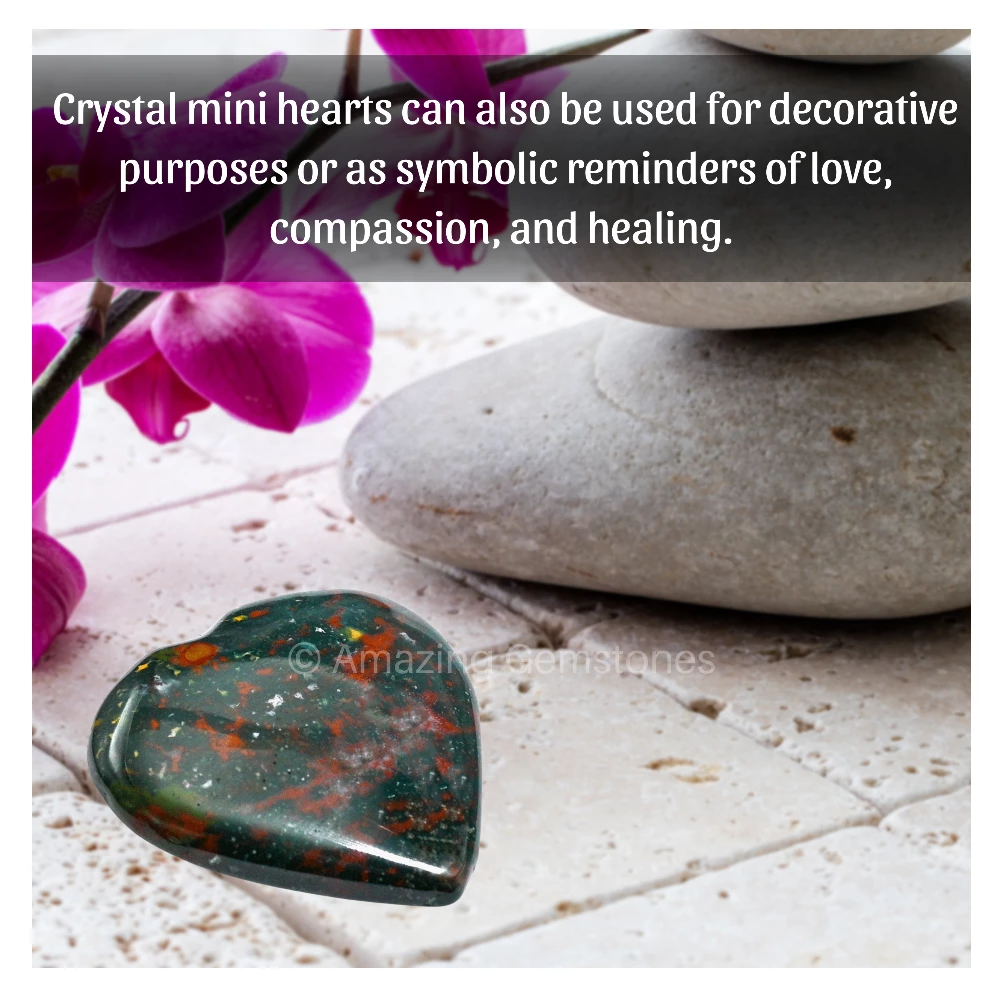 Bloodstone Heart (Pack of 2)