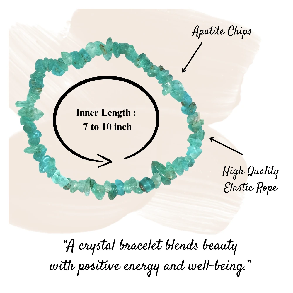 Apatite Chips Bracelet