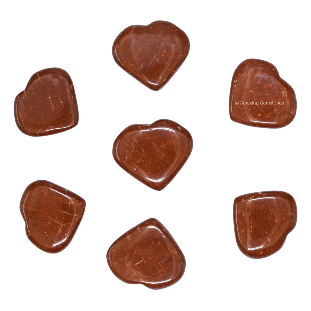 Red Jasper Heart (Pack of 2)