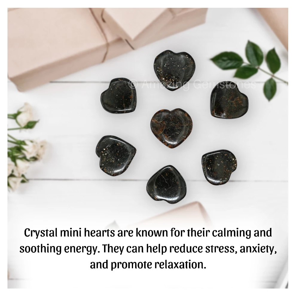Garnet Heart (Pack of 2)