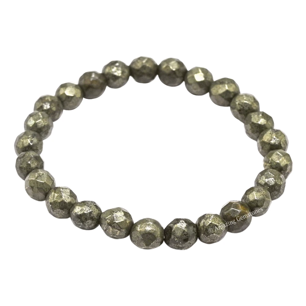 Pyrite Bracelet (Faceted-Stretchable)