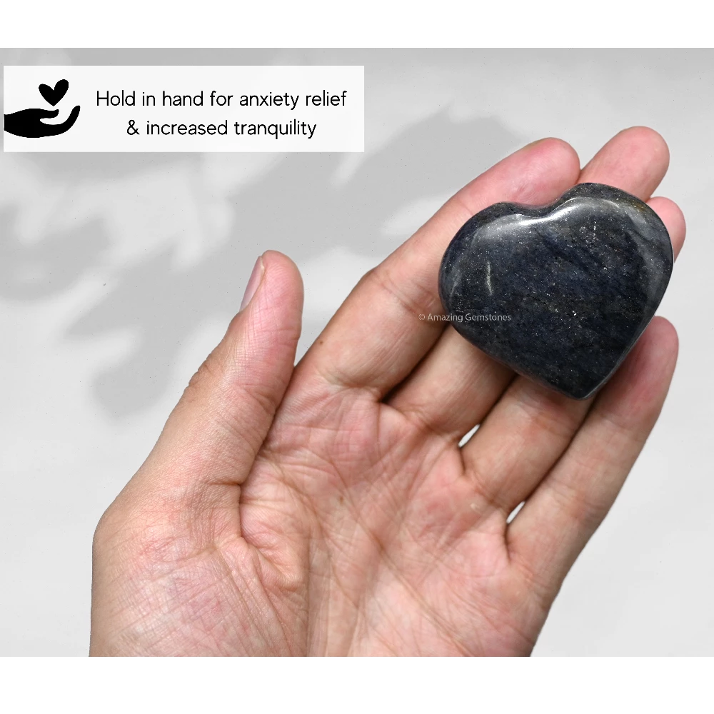 Blue Aventurine Heart