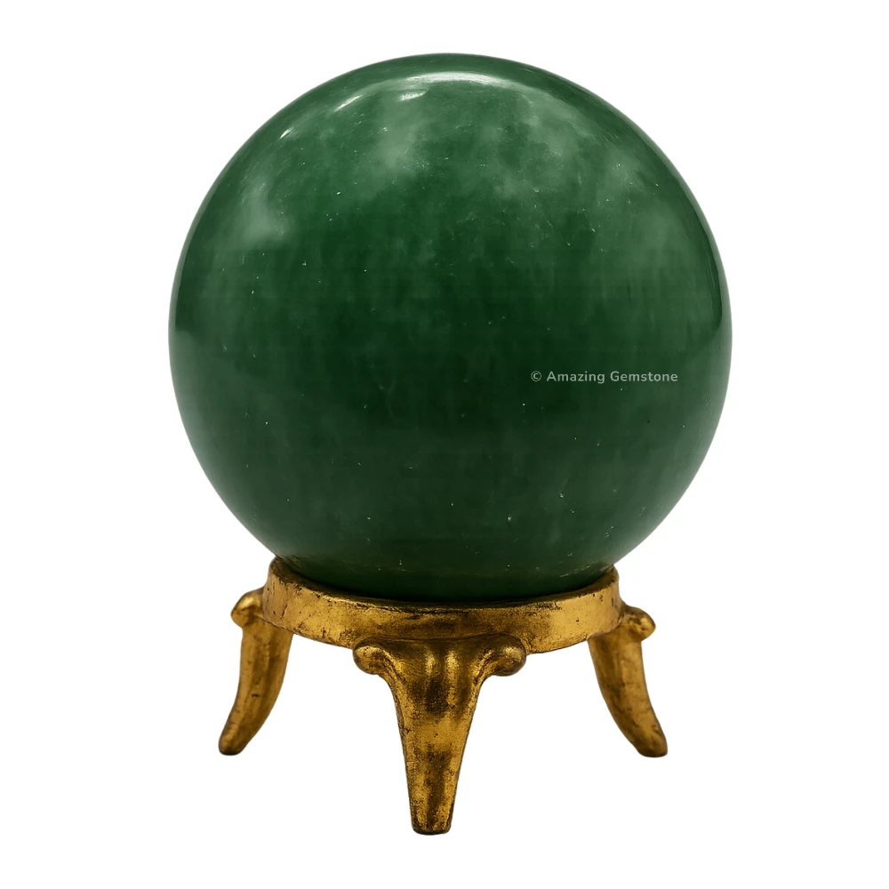 Green Strawberry Quartz Sphere (1.5 Inch)
