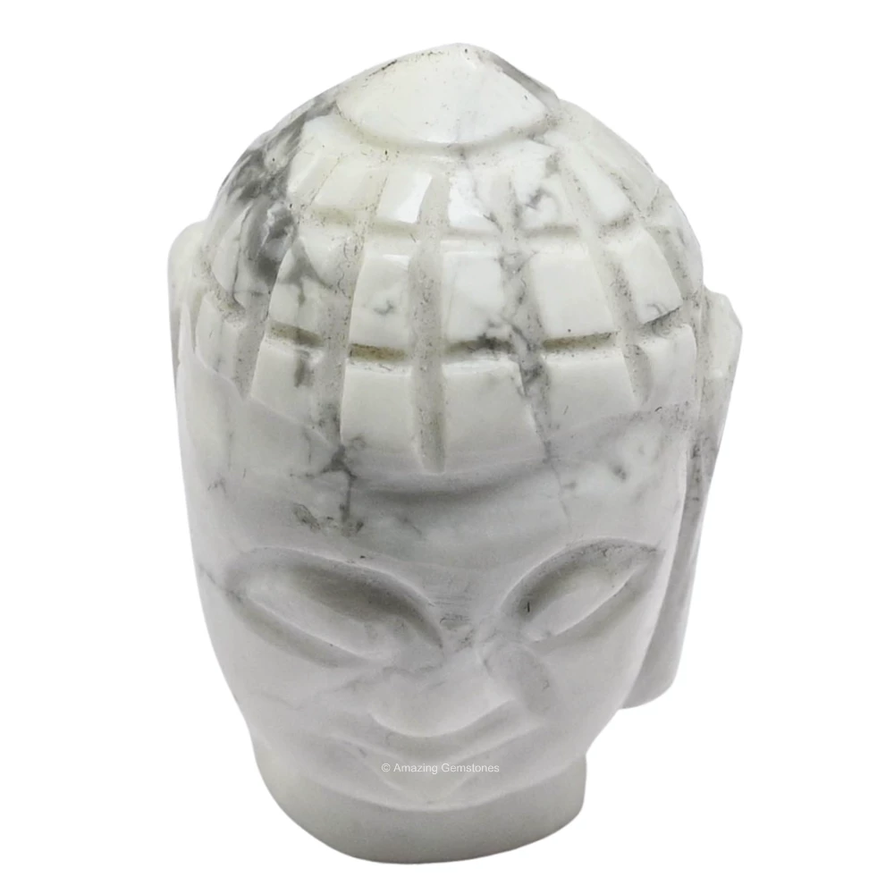 Howlite Buddha Head
