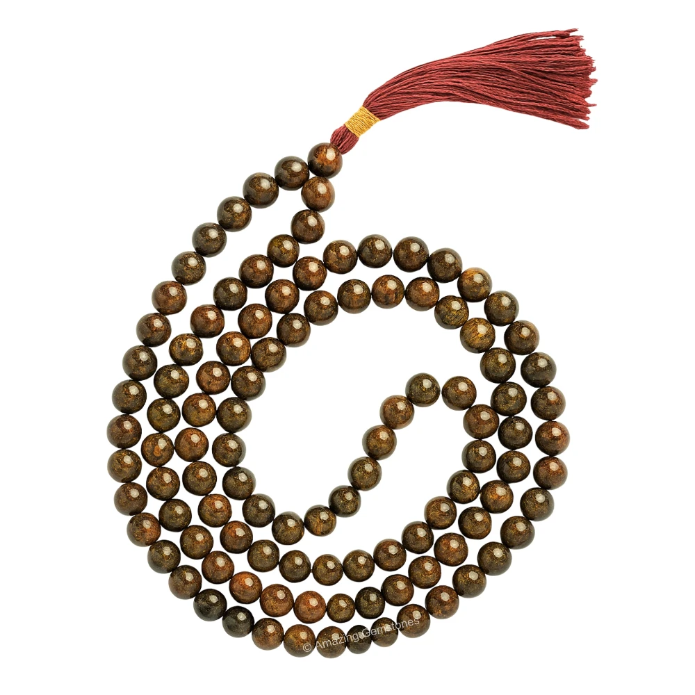 Bronzite Mala (Without Knot)