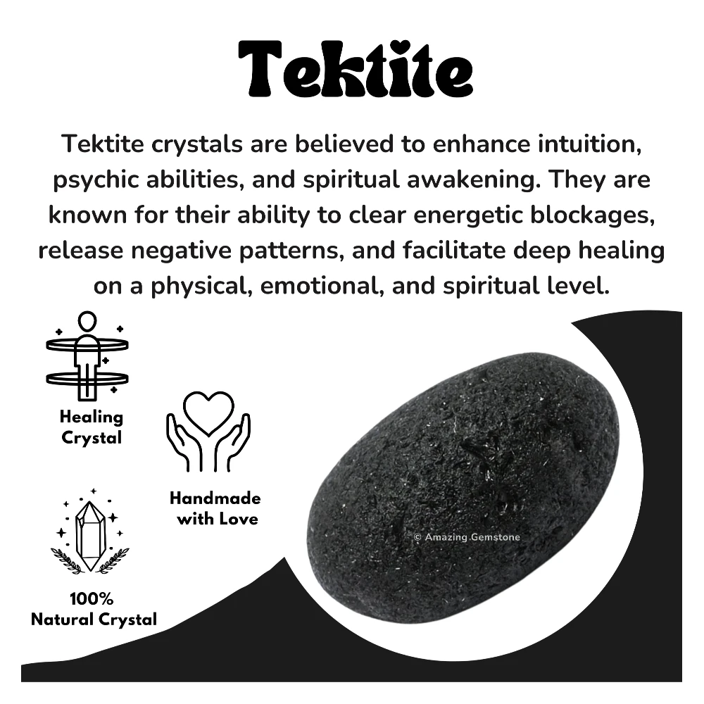 Tektite Raw Crystals (25-50 Grams)