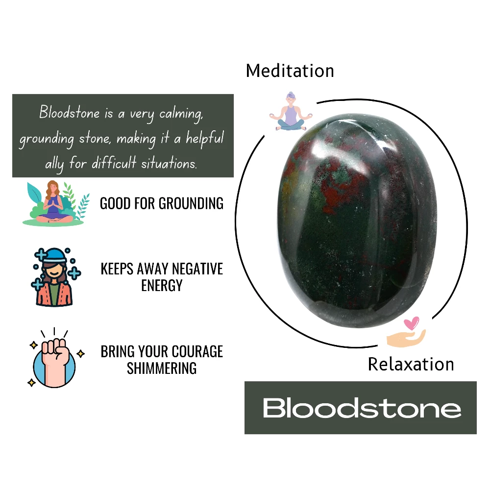 Bloodstone Palm Stone