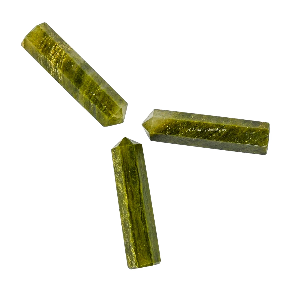 Vesuvianite Pencil Points (Set of 3)