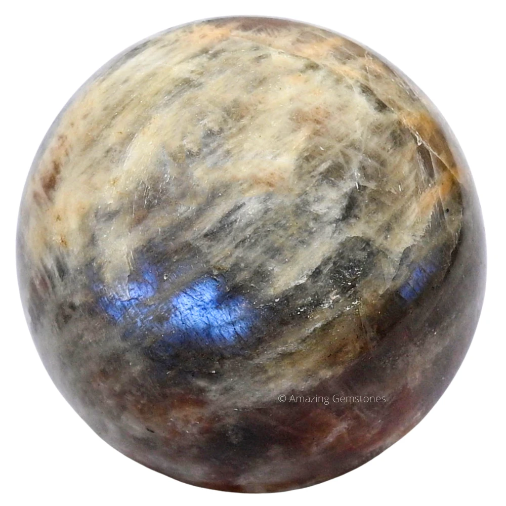 Sun Moonstone Sphere