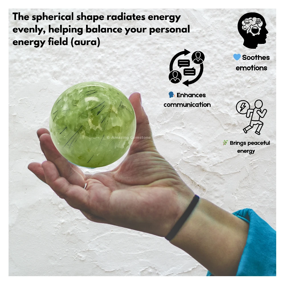 Prehnite Sphere (2 Inch)