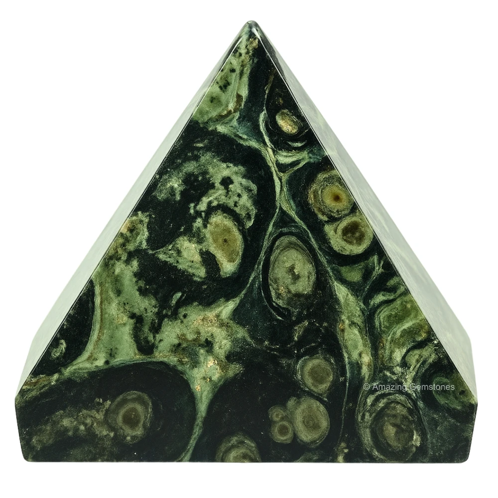 Kambaba Jasper Pyramid (1 Inch)