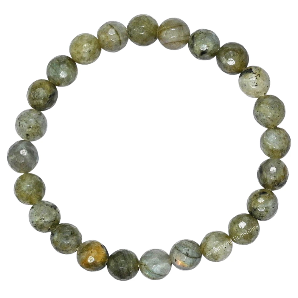 Labradorite Bracelet (Faceted-Stretchable)
