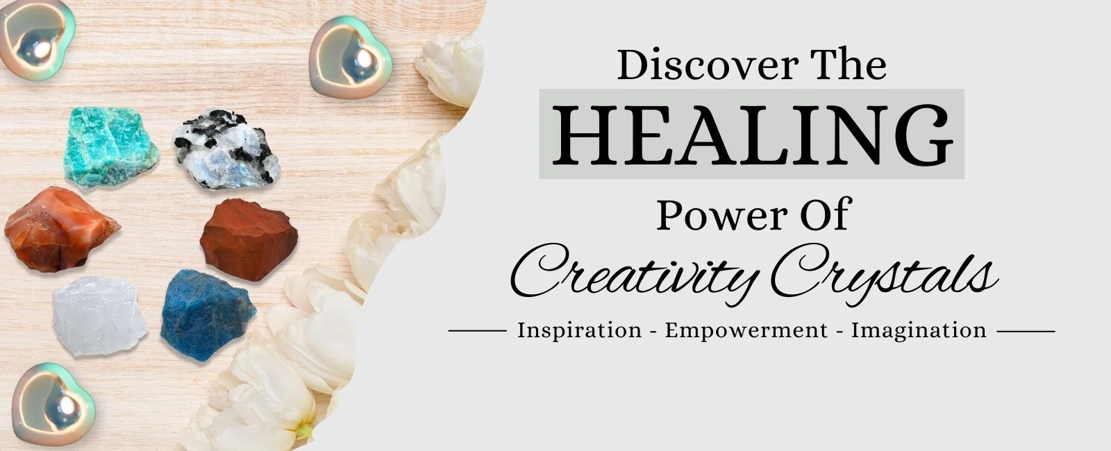 Creativity Boost Your Artistic Expression: Healing Crystal Raw Stones