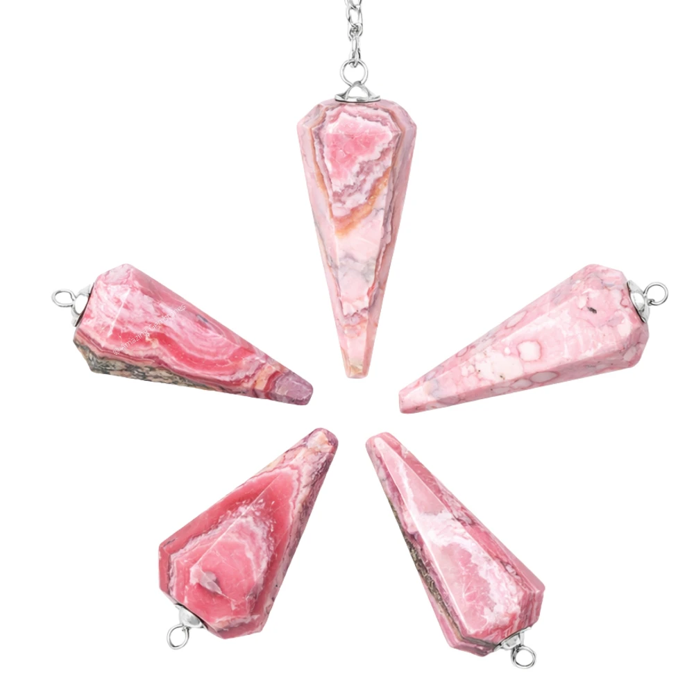 Rhodochrosite Pendulum