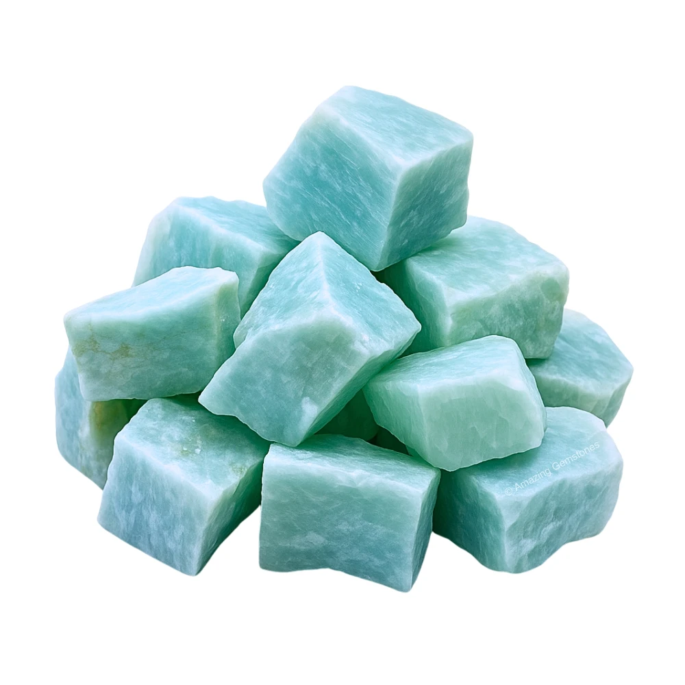 Amazonite Raw Crystals (2 Pieces)
