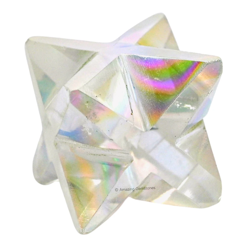 Angel Aura Quartz Merkaba (20-25 mm)