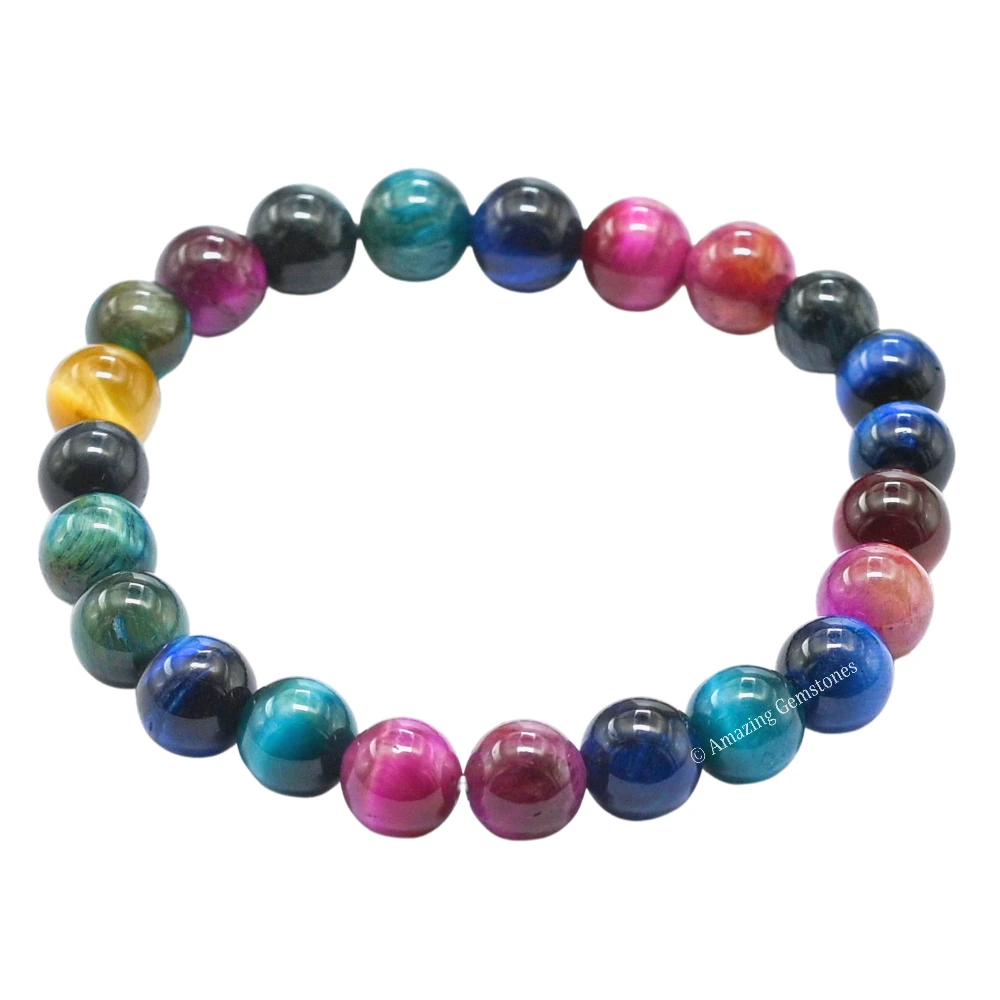 Multi Cat's Eye Bracelet (Stretchable)